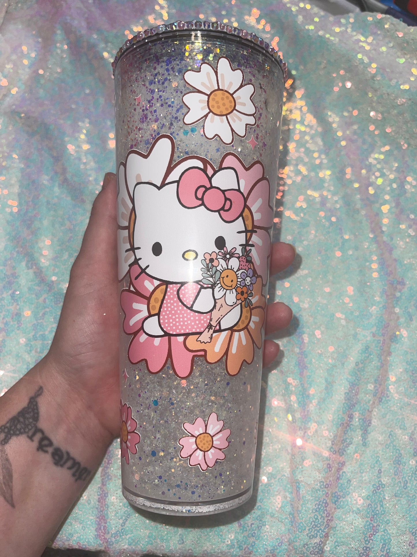 Hello Kitty Snow Globe Tumbler