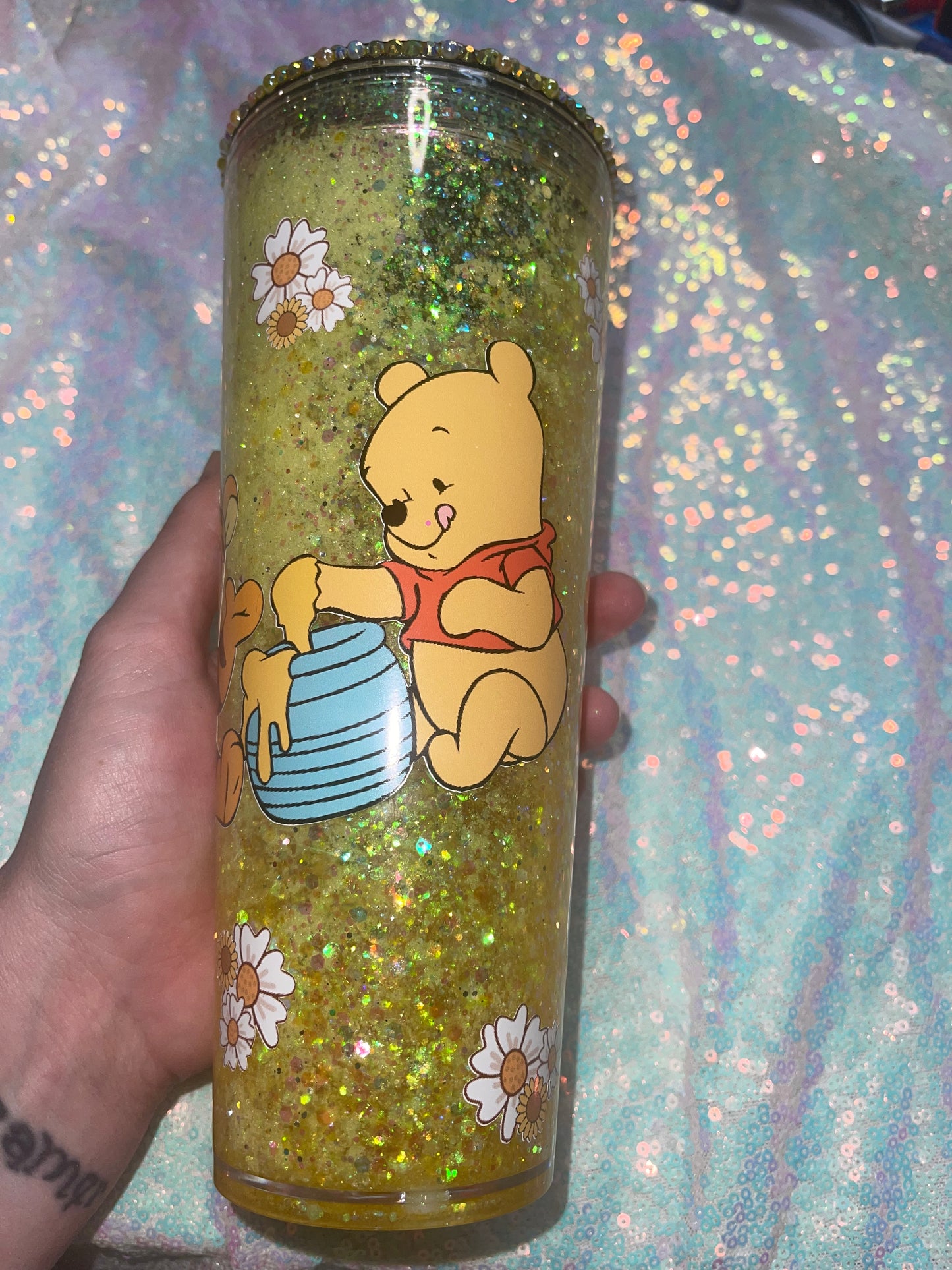 Winnie The Pooh Snow Globe Tumbler