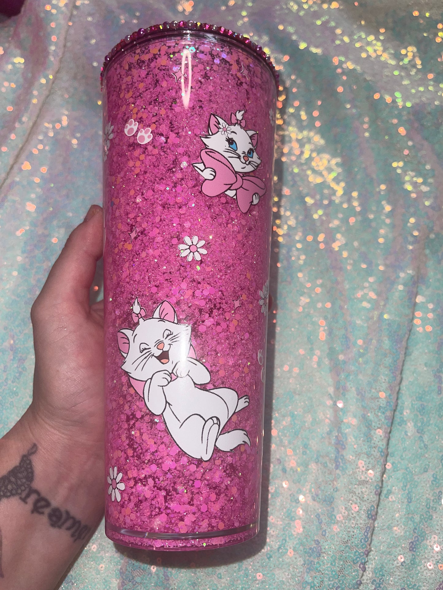 Marie Snow Globe Tumbler