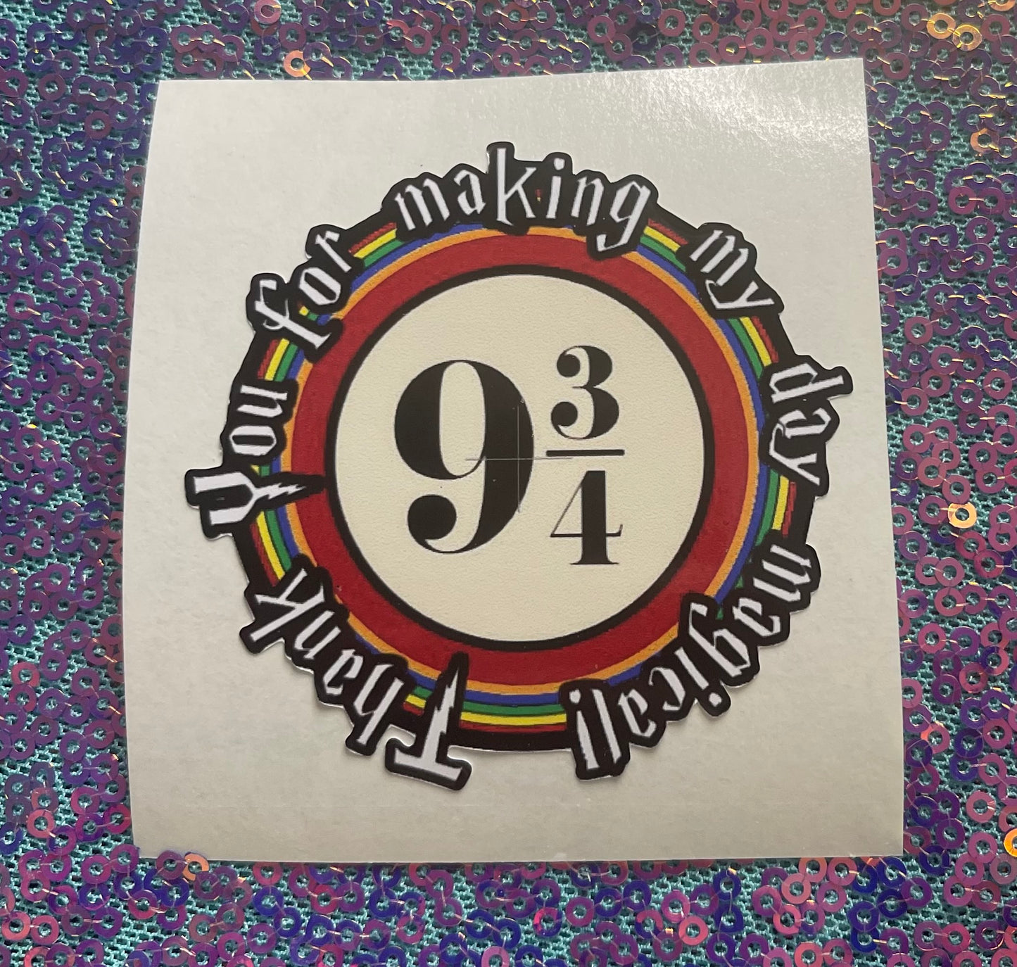 Nine & Three-Quarters Rainbow Circles