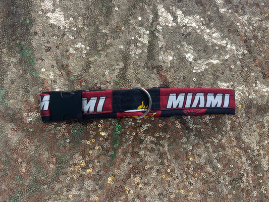 Miami Heat Dog Collar